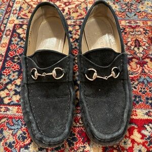 Gucci Horsebit Suede Loafer